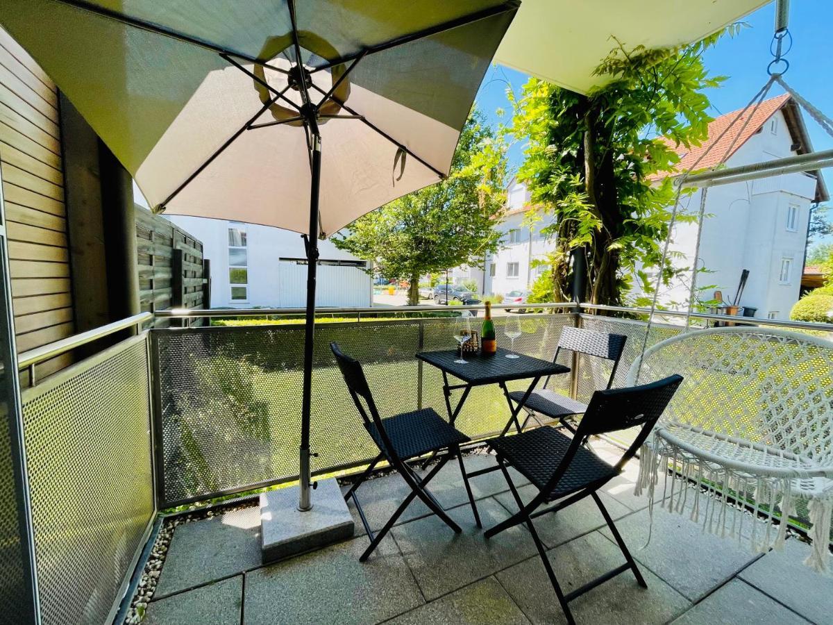 Ferien-Apartment Silberweide Mit Privatstrand フリードリヒスハーフェン エクステリア 写真